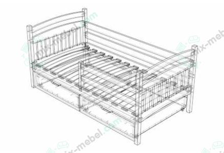 Детская кровать Адель (вид - 3)